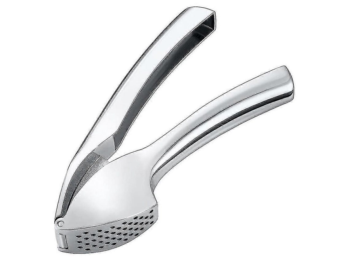 Espremedor de alho em aço inoxidável 304 para uso doméstico, utensílio de cozinha prático, design ergonômico e fácil de limpar (shikai)