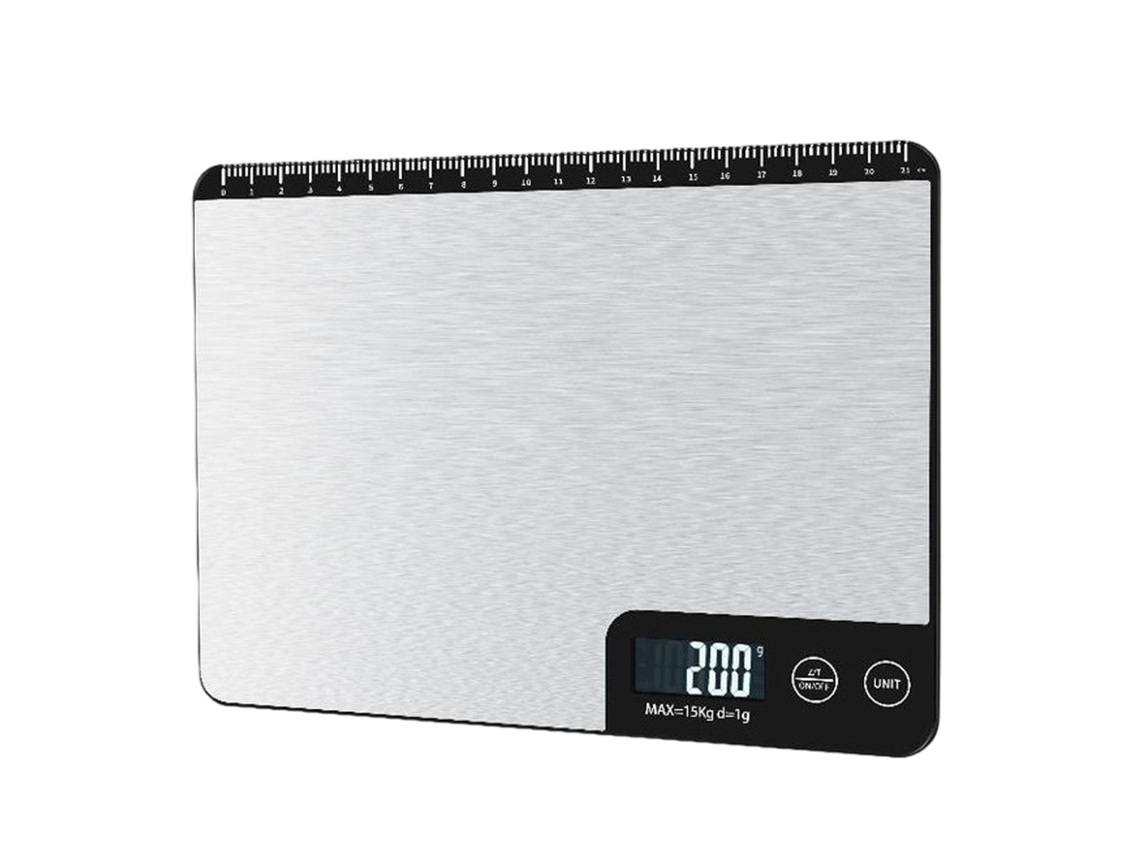 Balança de Cozinha AQUAFORGE de 30 Kg com visor LCD, uso doméstico