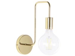 Candeeiro de parede em metal dourado SAVENA