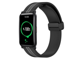 Pulseira De Silicone Dobrável Com Fecho Magnético De 20 Mm Para O Relógio For Honor Es.