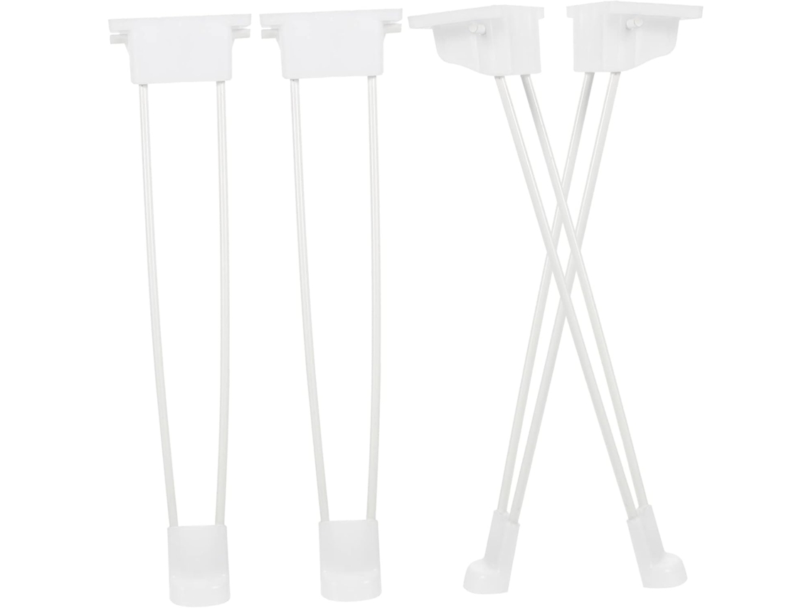 Conjunto De 4 Pés Mesa Dobráveis Em Metal Estilo Hairpin Para Centro, 35cm De Altura, Suporte Dobrável Para Mesa, Ideal