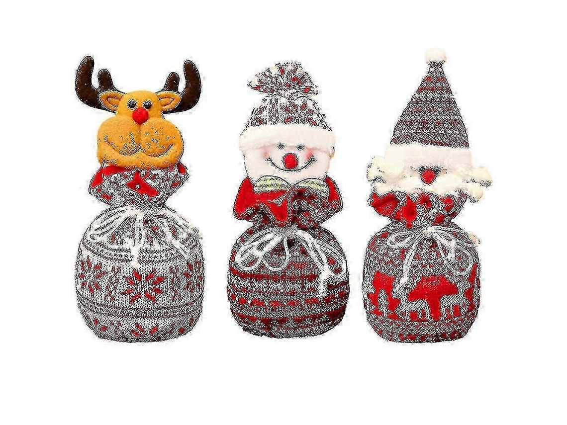Sacola De Presente De Natal Com Cordão, Sacolas De Presente De Natal Nostalgia88