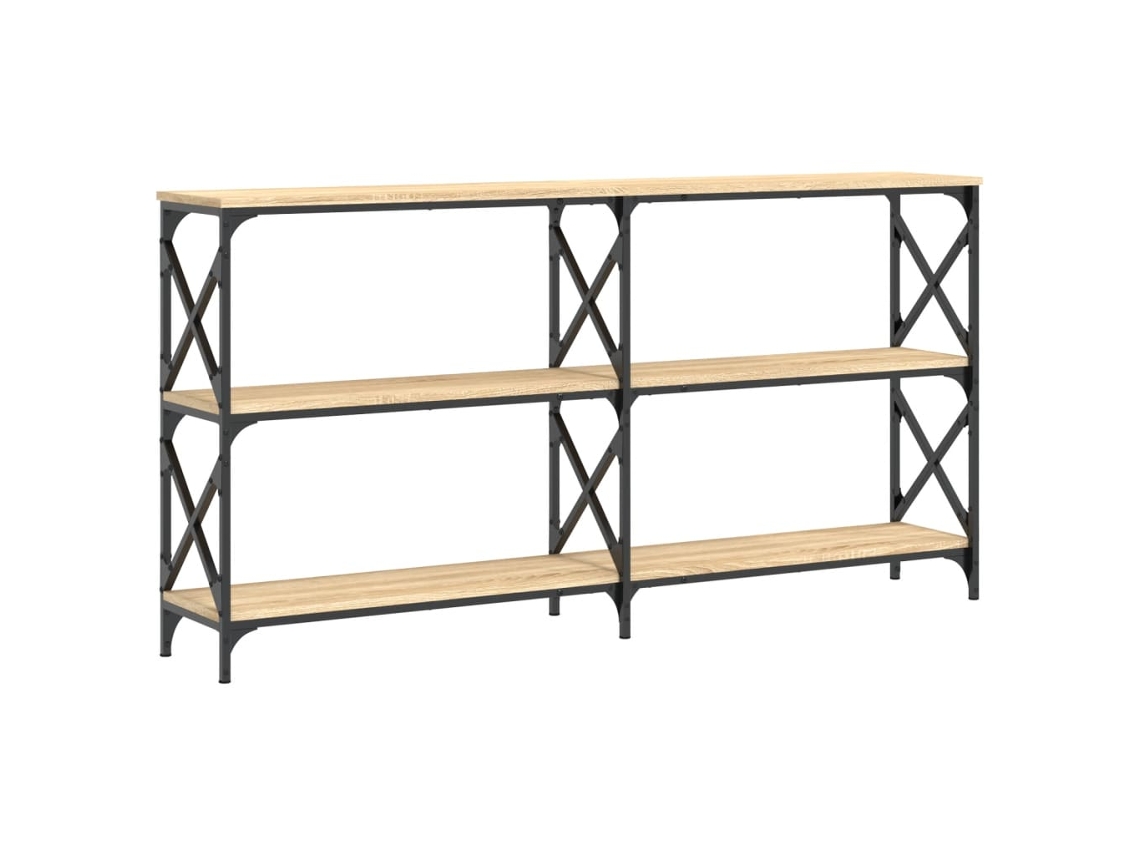 Console Table, Console Tables Vidaxl Marrom Madeira Processada (n/a)