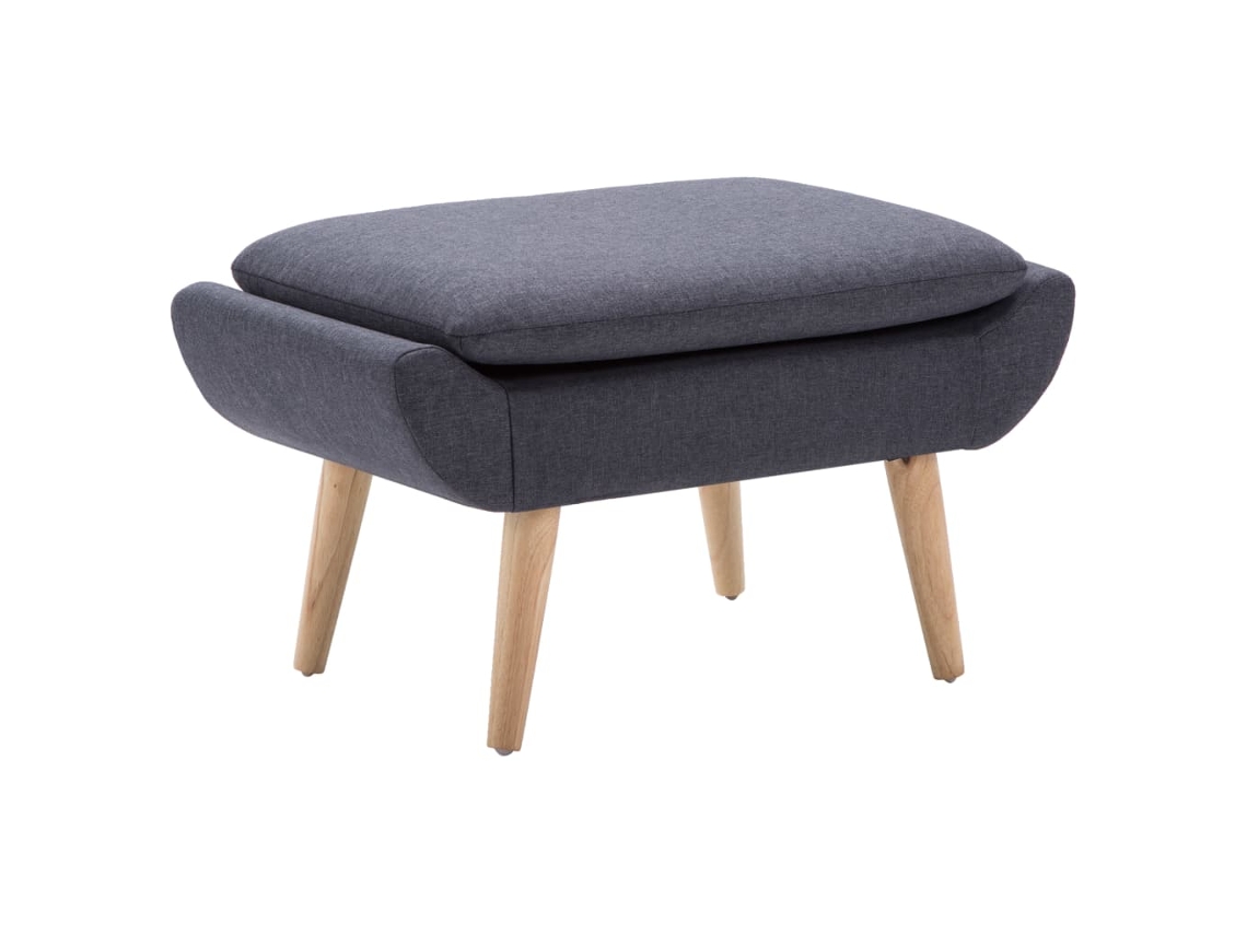 Footstool, Footstools Vidaxl Cinzeto Tecido (n/a)