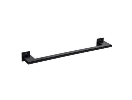 Toalheiro Slim Black 600Mm JNF