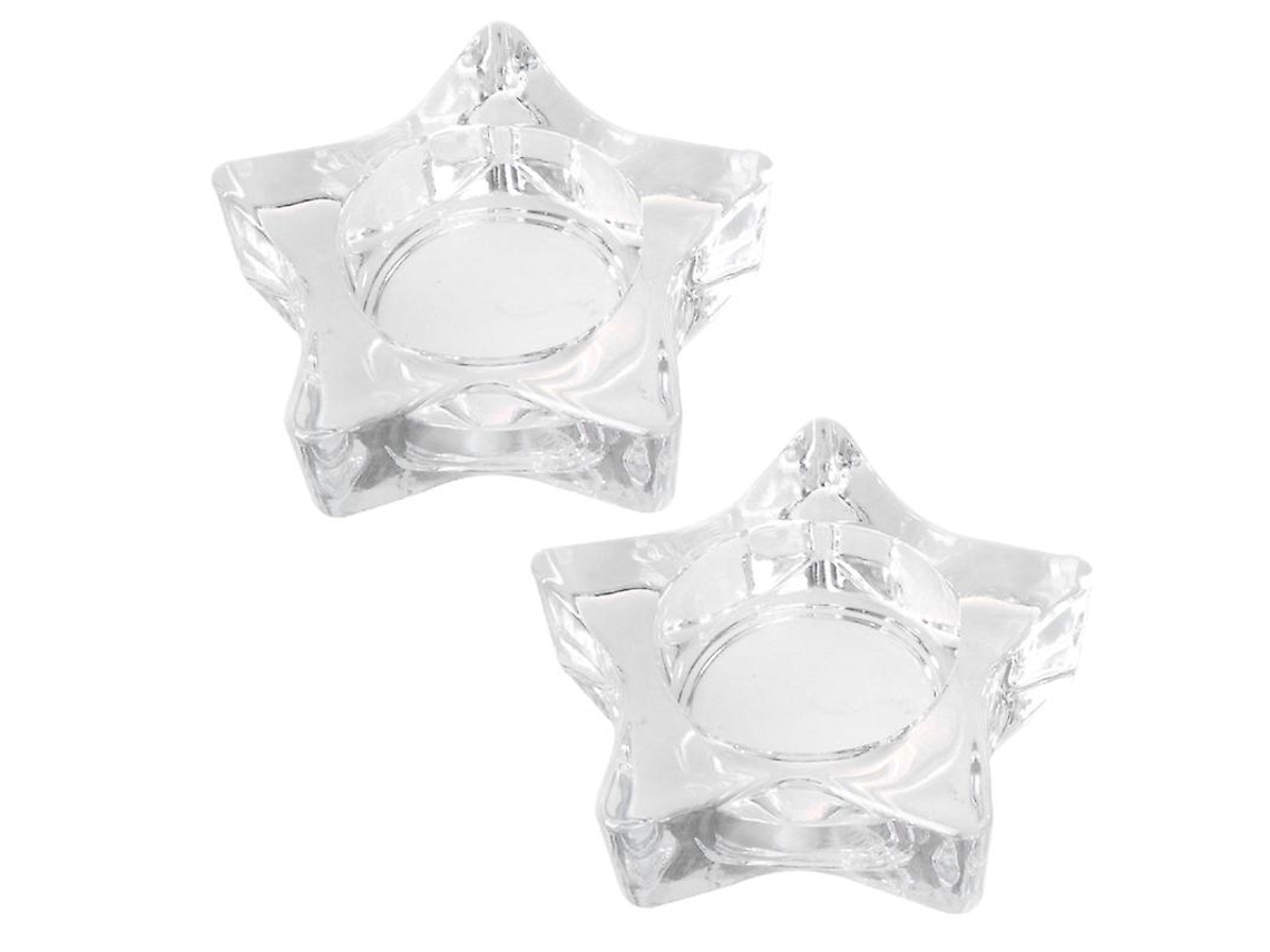 Adorno de Mesa de Vidro para Segurar Velas ALLINLESS