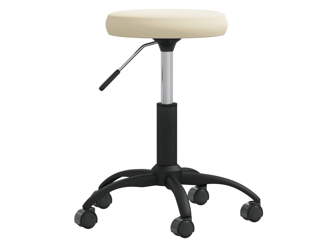 Vidaxl Banco De Massagens Veludo Cor Creme