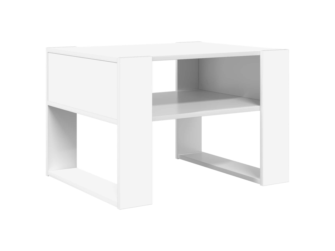 Mesa de Centro Branco 66x53x45 cm Madeira Processada MAISON EXCLUSIVE
