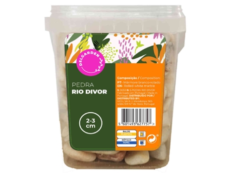 Pedras Decorativas Rio Divor 2-3 Cm