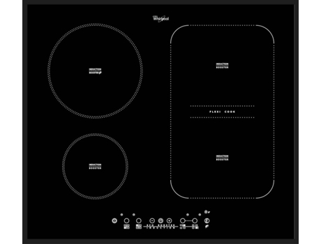 Placa de Indução WHIRLPOOL ACM 808/BA (Elétrica - 58 cm - Preto)