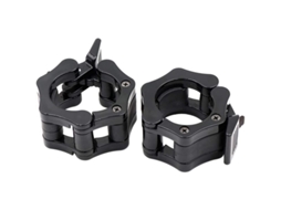2-pack Grampos De Barra Olímpica 2" De Bloqueio Rápido Para Musculação E Treino Fitness, Preto