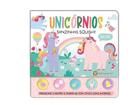 Livro Unicórnios Sonzinhos Squishy de Gdb Editorial (Português)