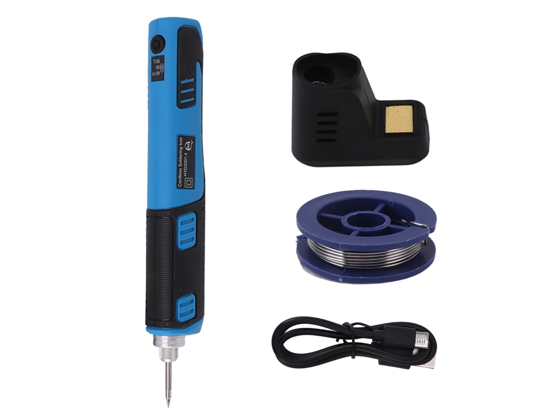 Kit De Solda Doméstico Laxiscreed Com Ferro Portátil Usb E Bateria Recarregável Para Uso Fácil