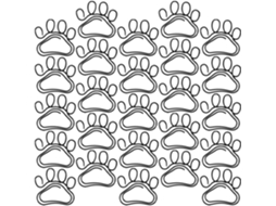 Conjunto de 50 pinos de metal em formato de garra de gato para fixar notas e carrinhos, Design Criativo e Cor Preta, Ideais