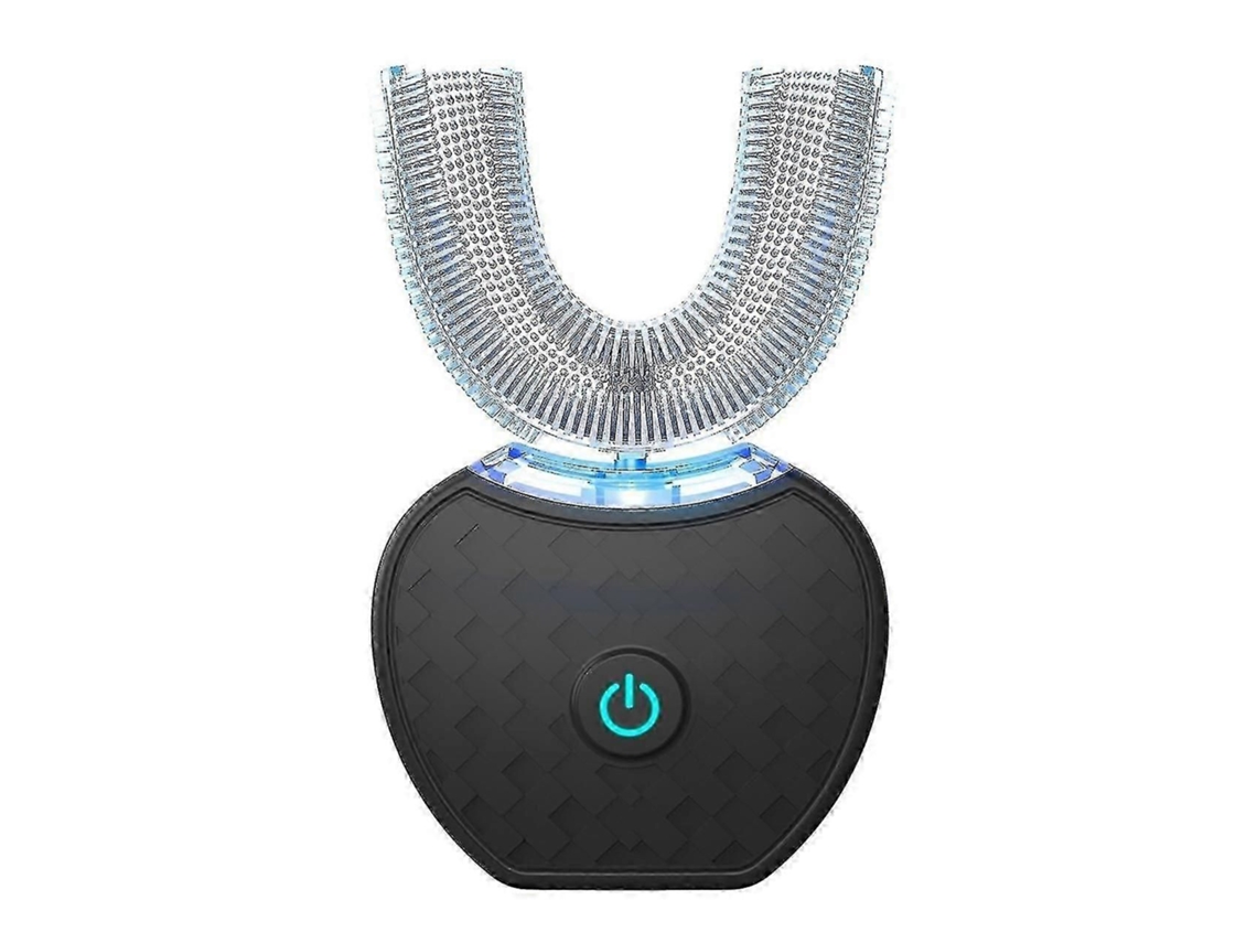 Escova De Dentes Elétrica Em Forma De U 360 Escova De Dentes Automática (preto)
