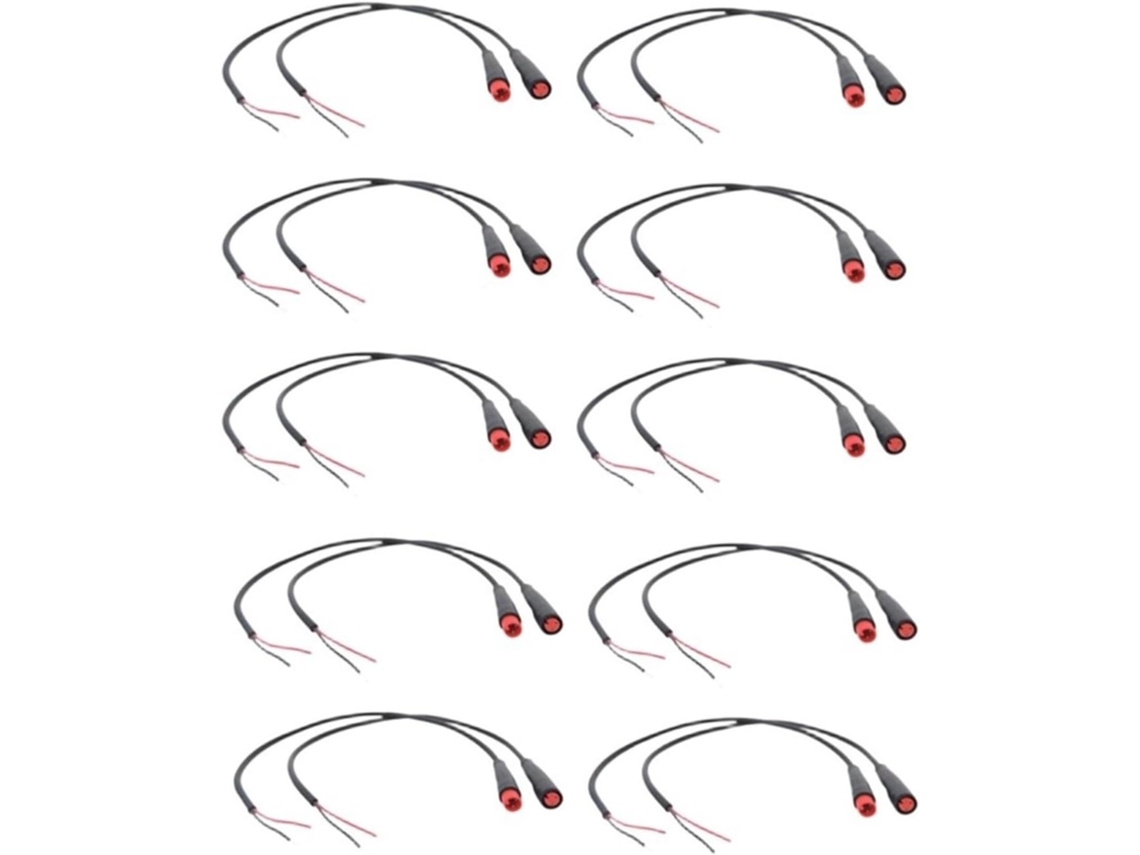 Conector Elétrico Resistente À Água M6 De 2 Pinos Ip67, Conector