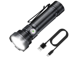 Mini Lanterna Led Recarregável de Alto Lúmen Tática Super Brilhante 5 Modos À Prova D'Água para Camping Exterior Bisbisous VIGA EUROPE