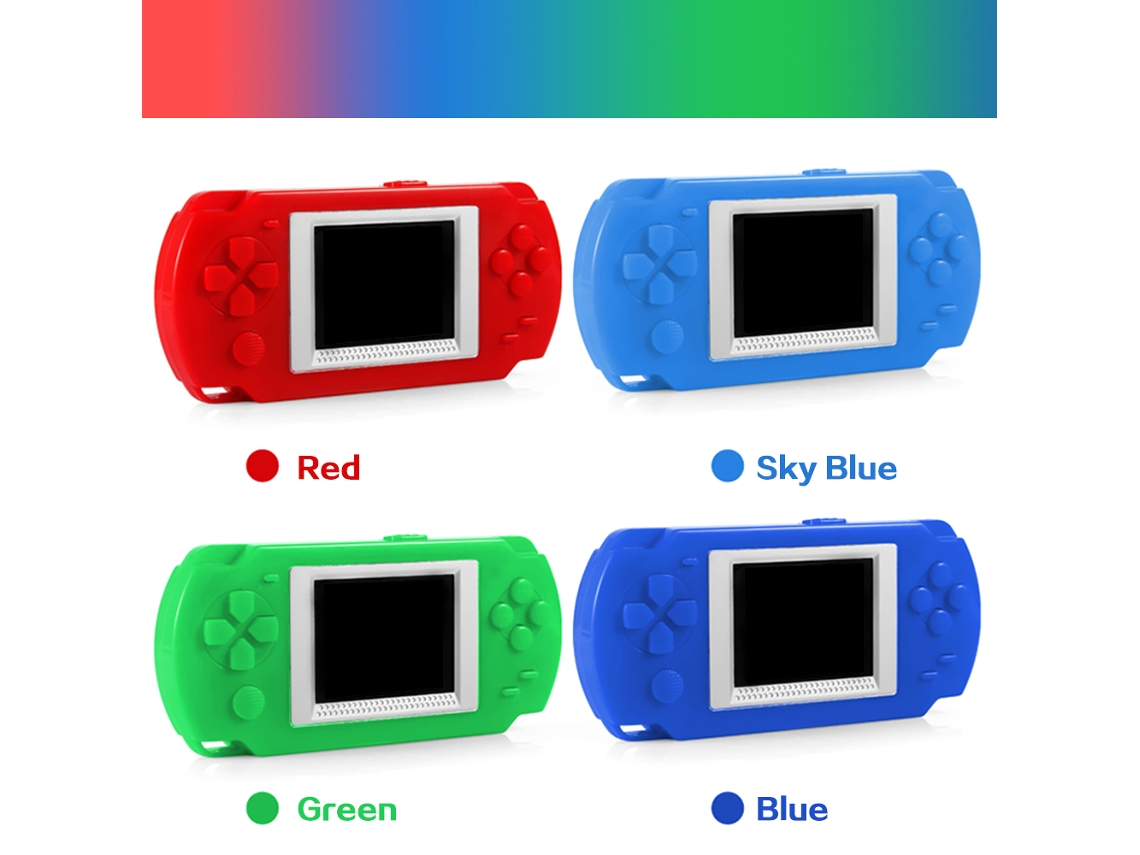 Primerox console Portátil de Jogos Clássicos 268 Jogos Cute para Crianças com Tela Protegida