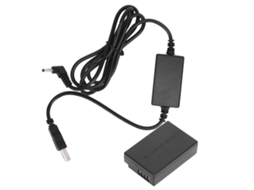 2026 bateria Falsa Lp e17 com Cabo Usb para Canon M3/m5/m6, Adaptador Dc Usb