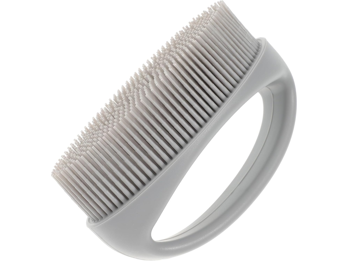 Escova De Banho Homoyoyo Em Silicone Macio, Escova Corporal Esfoliante Portátil Para Limpeza, Relaxamento E Viagens Cor
