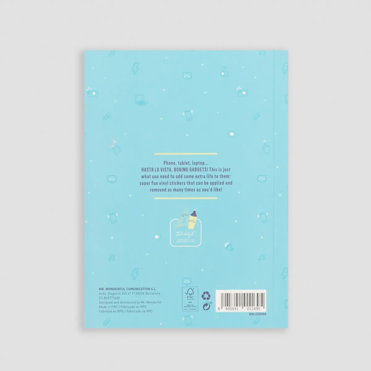 Álbum MR.WONDERFUL Autocolantes Decorativos para Gadgets Worten.pt