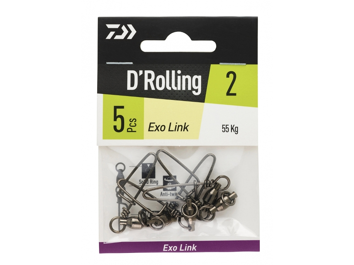 Agrafos Giratórios DAIWA Exo N1/0