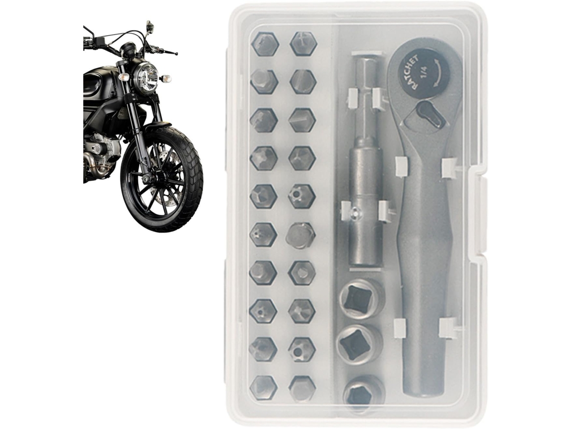 Kit De Chave Fenda Multifuncional Com Catraca E Mecanismo