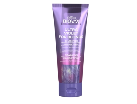 Shampoo Tonalizante Biovax Regenerador Para Cabelos Loiros E Brancos, 200ml