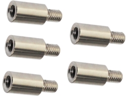 Pretyzoom Lote De 5 Rallonges Metálicos 1 - 5 Cm Para Álbuns De Fotos Em Espiral