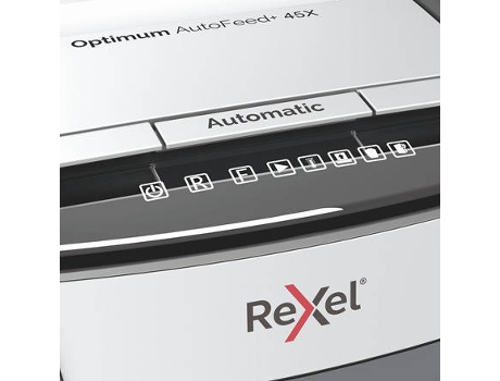 Destruidora Automática REXEL Optimum AutoFeed+ 45X EU (45 Folhas - Capacidade: 20 L)