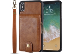 Capa iPhone 11 WISETONY Ouqihan-54 Castanho
