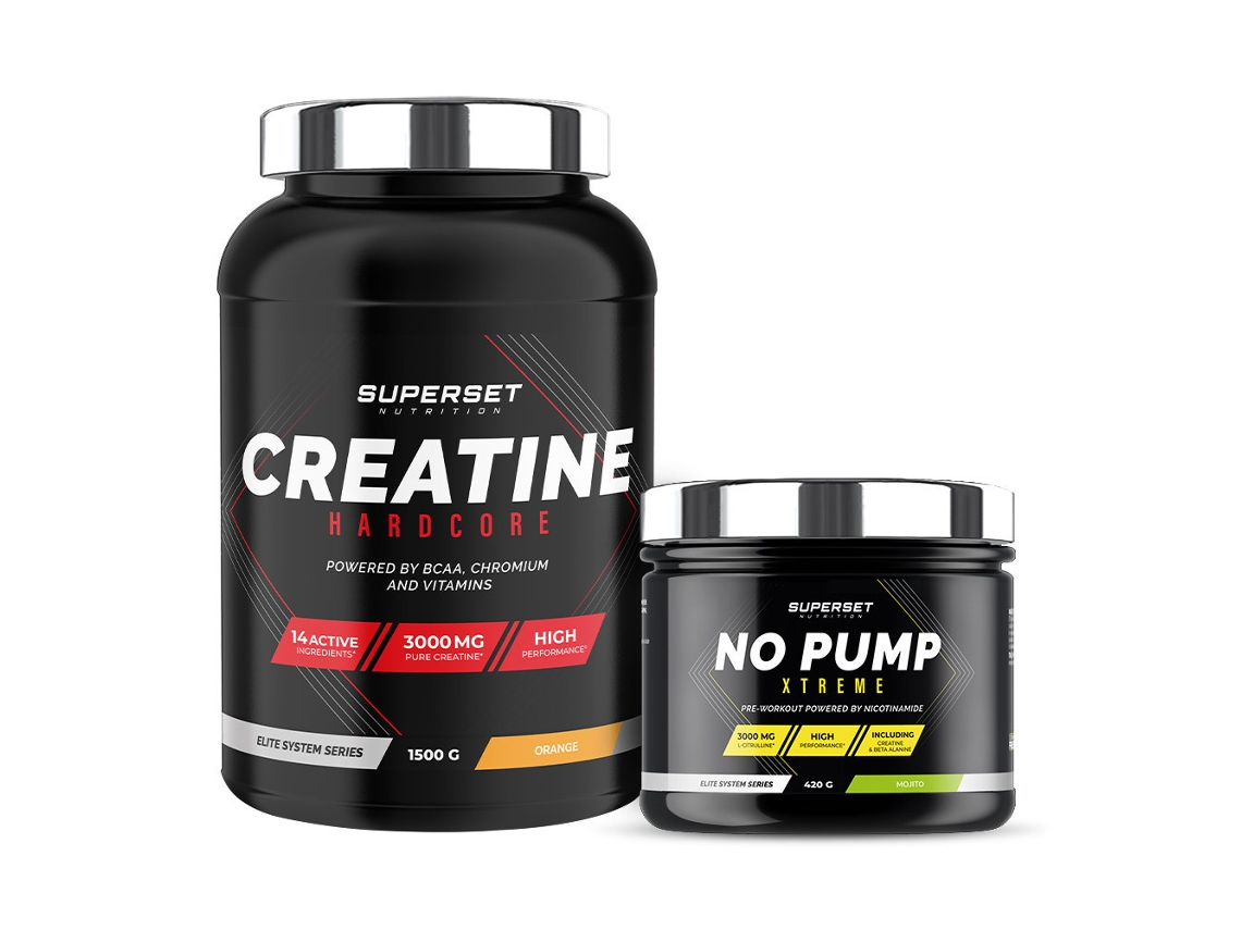 Programa De Volume E Força Creatina Hardcore Orange No Pump Xtreme Mojito Superset Nutrition