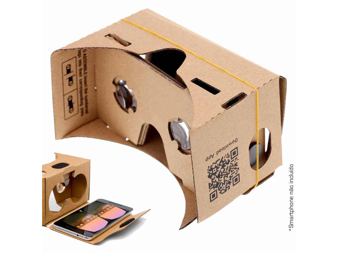 Óculos de Realidade Virtual 3D para Android e Ios