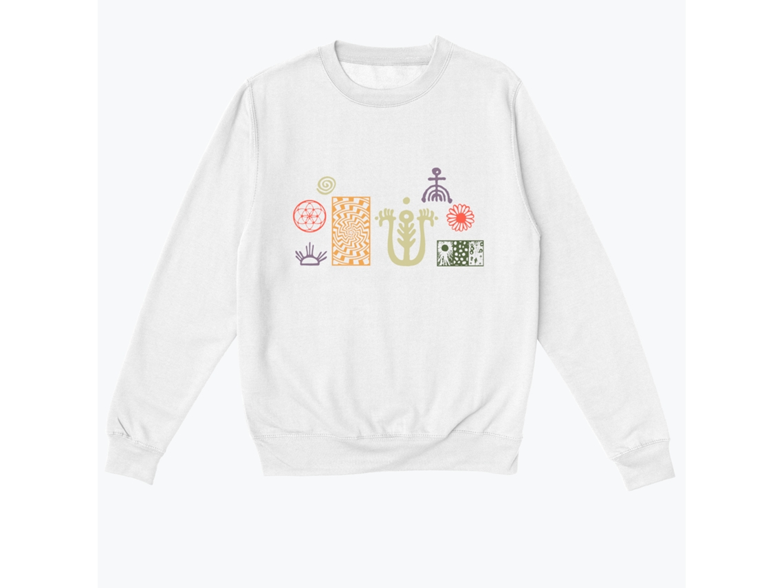Unisex A Brief Utopia 02 White Sweatshirt-l