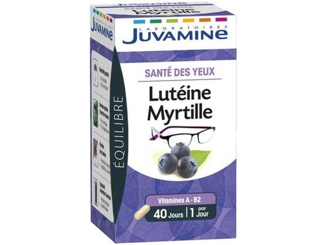 Suplemento Alimentar LABORATOIRES JUVAMINE Saúde Ocular - Luteína / Mirtilo (40 cápsulas vegetais)