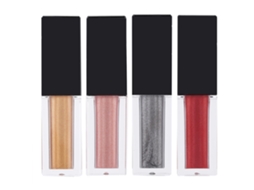 Batom Metálico Matte 4 Cores À Prova D'Água Longa Duração Não Pegajoso Batom Brilhante Cosmético 03