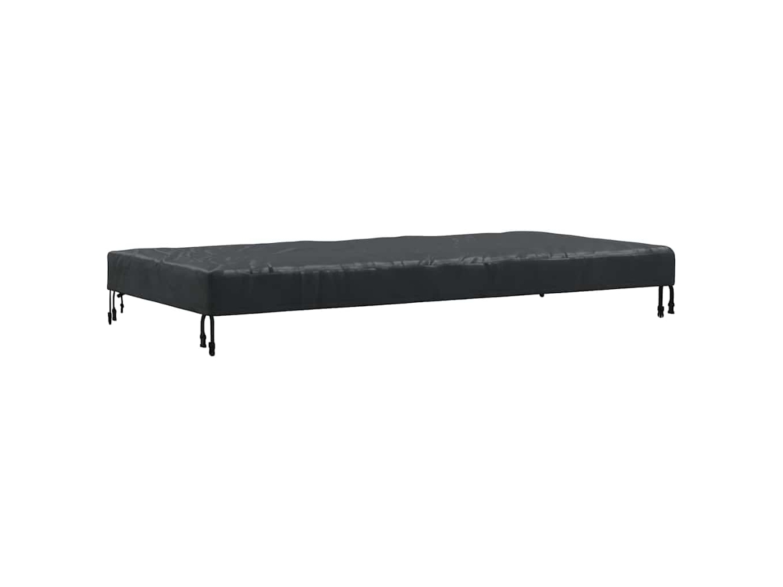 Conjunto 1 Capa De Mesa Vidaxl Preto Tecido (182 X 92 X 15 Cm)
