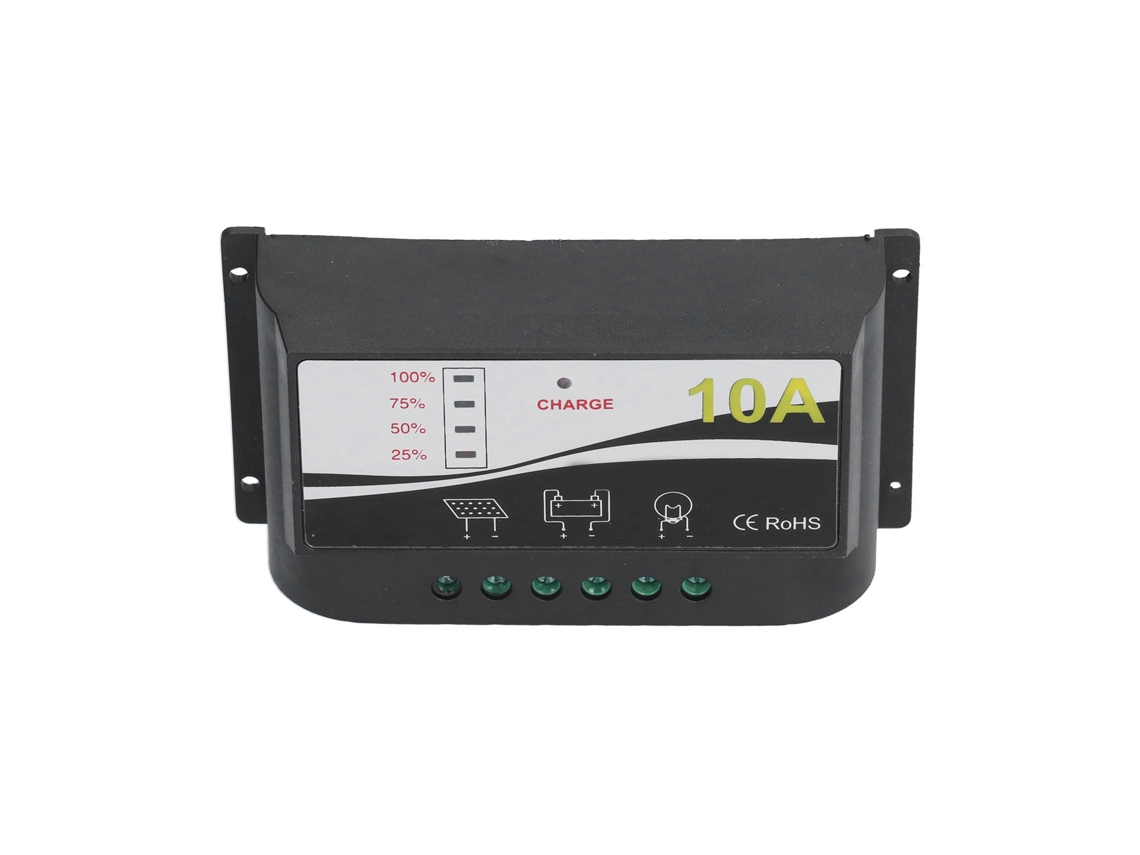 Controlador de Carga Solar 12v 24v LCD Proteção