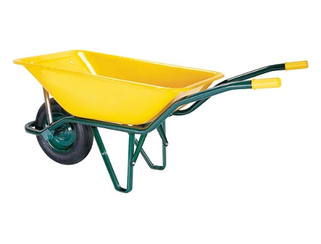 Carretilla Metalica Amarilla THECA