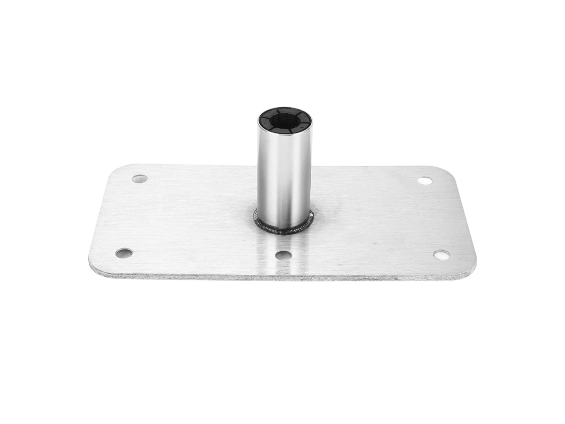 Base De Pedestal Para Asientos De Barco 3/4in Acero Inoxidable Sp 64839 Sin Rosca 4x8in