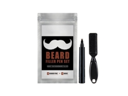 2026 lápiz para Barba Relleno Impermeable Resistente Ao Suor com Pincel Longa Duração Relleno de Barba Estilo Barbearia