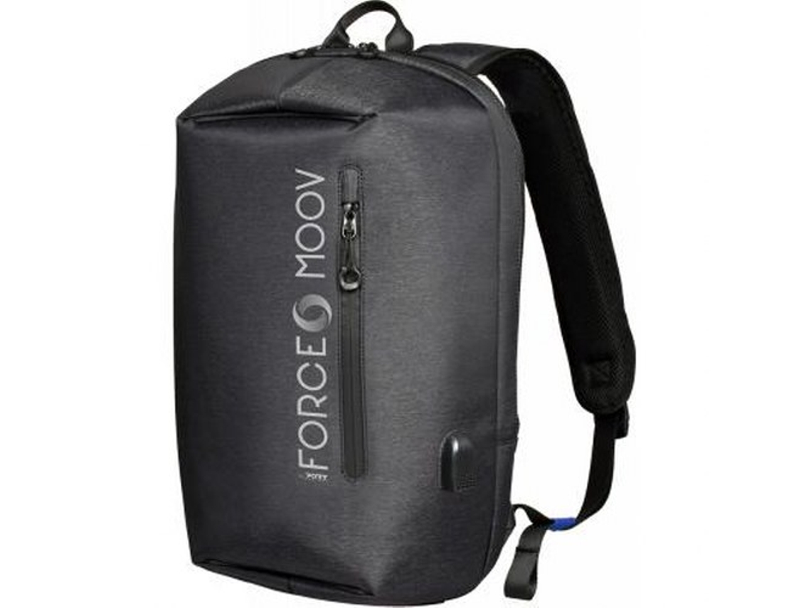 Mochila Impermeável Para Pc De 15,6'' Com Porta Usb E Alça Para Carrinho