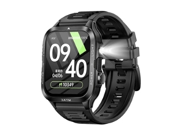 Relógio Inteligente Esportivo Bluetooth Kt89 Com Tela Quadrada De 1,96 Polegadas