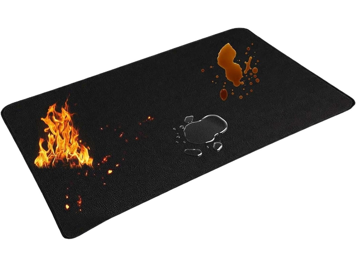 Tapete para Churrasqueira Externa 121,9 X 91,4 Cm, a Óleo e À Prova D'água Tapete para Grelhar para Cozinhar, CHABERLU