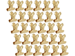 Tachinhas Douradas De 31 Mm Com Clipe Pacote 50 Unidades