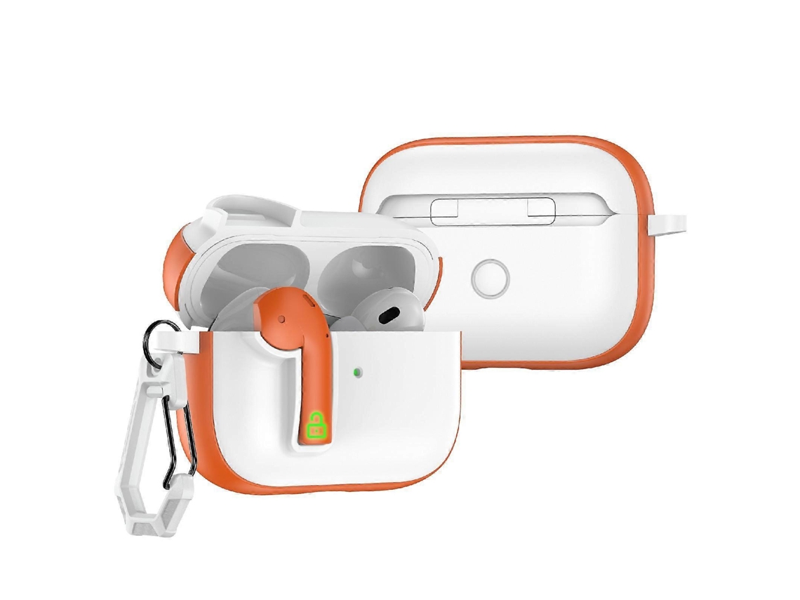Capa Protetora Colorida Com Trava Para Fones De Ouvido Airpods Pro 2