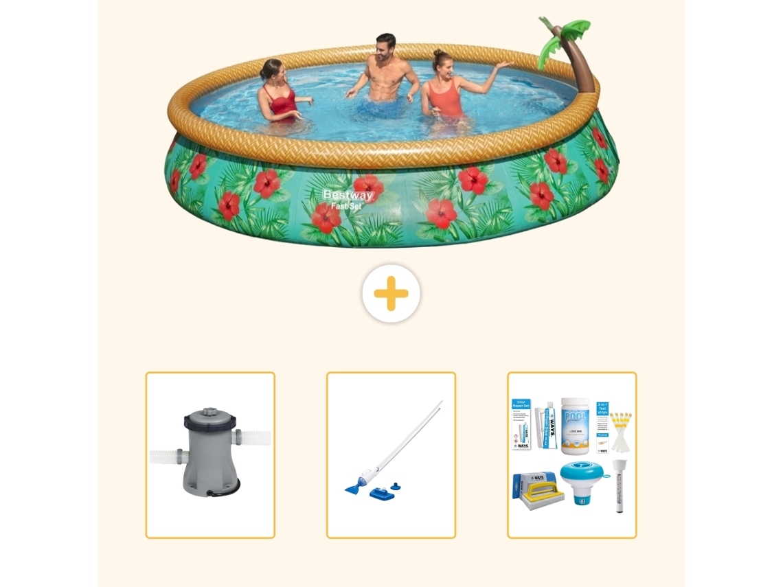 Bestway Piscina Bestway Fast Set Redonda - 457x84 Cm - 4-peças S22685