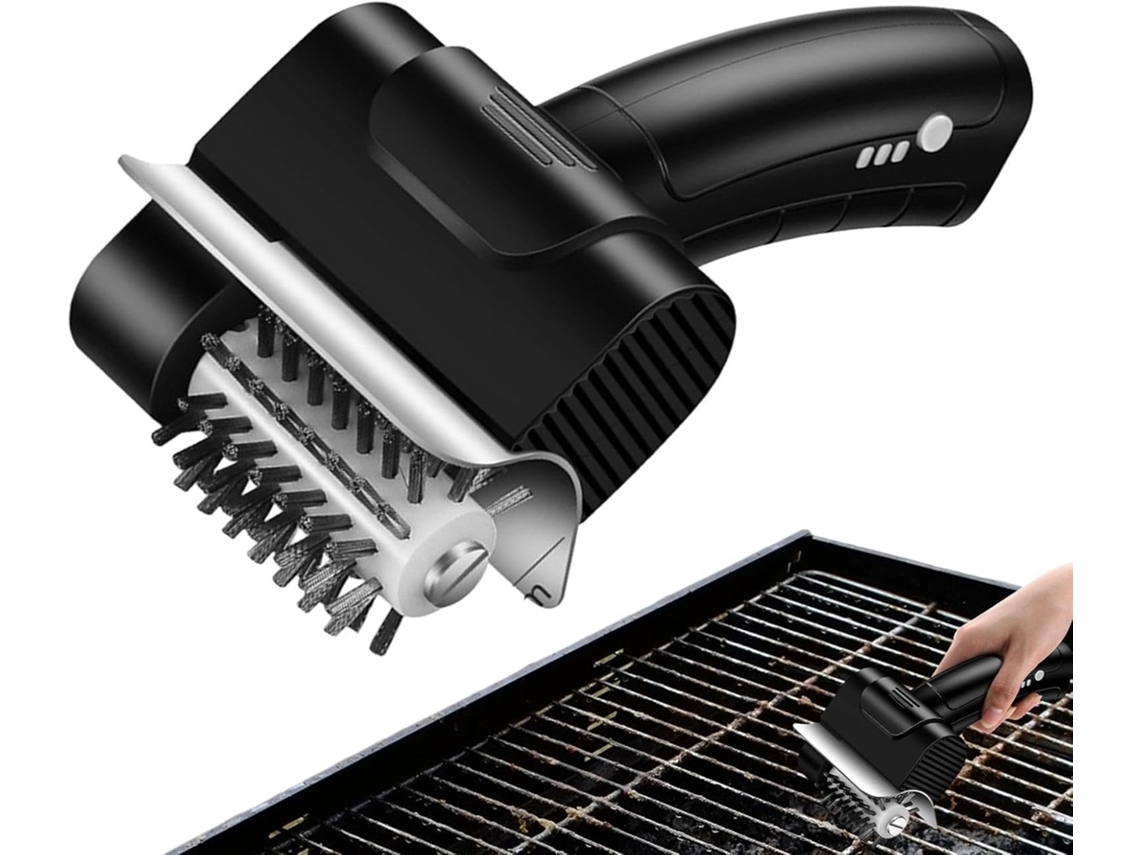 Escova Automática Para Limpeza De Churrasqueiras - Design Funcional