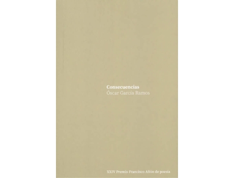 Livro Consecuencias de Óscar García Ramos (Galego)