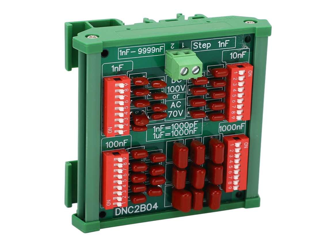 Placa De Capacitor Programável 4 Dígitos A Passo 1nf